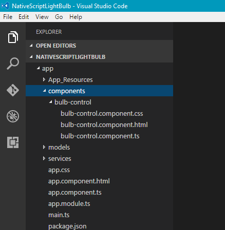 sample project structure