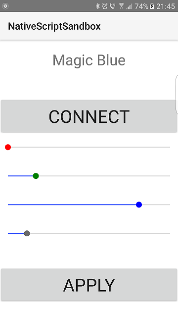 screenshot from a real device